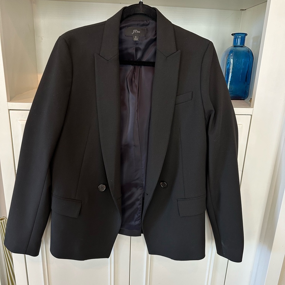 J.Crew double breasted suit jacket